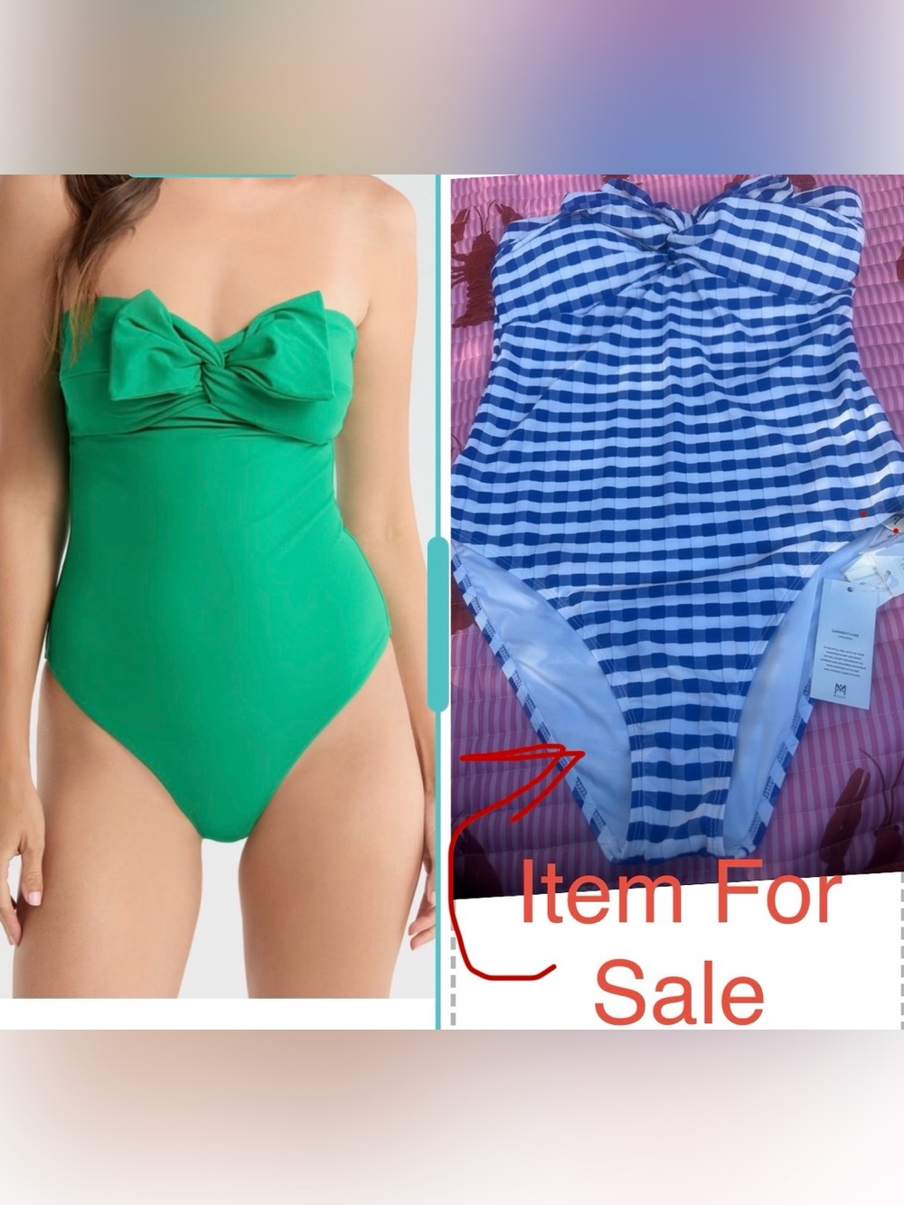Milly Jacquard Cottage Bow Blue and White  One-Piece Swimsuit, so beautiful